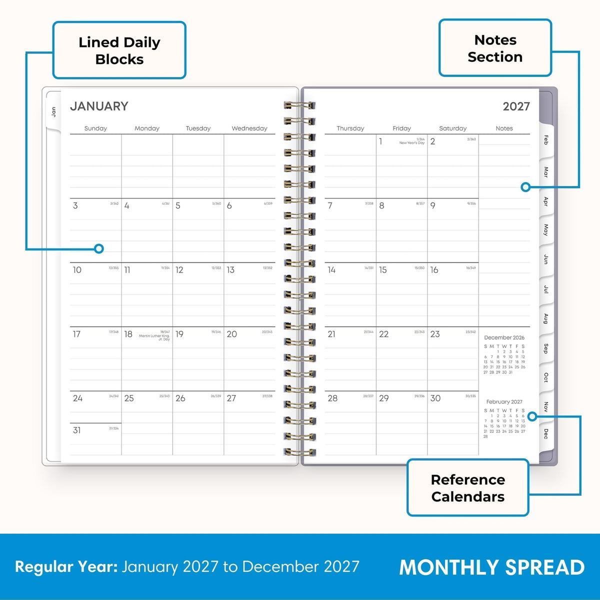 Blue Sky Planner 143974-27AMZ, 5" x 8" – view 4