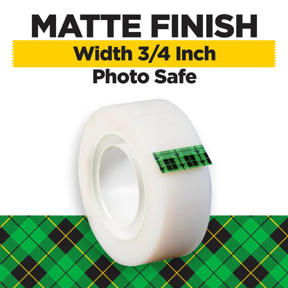 Scotch Adhesive Tapes 810K18CP, 18 Rolls – view 2