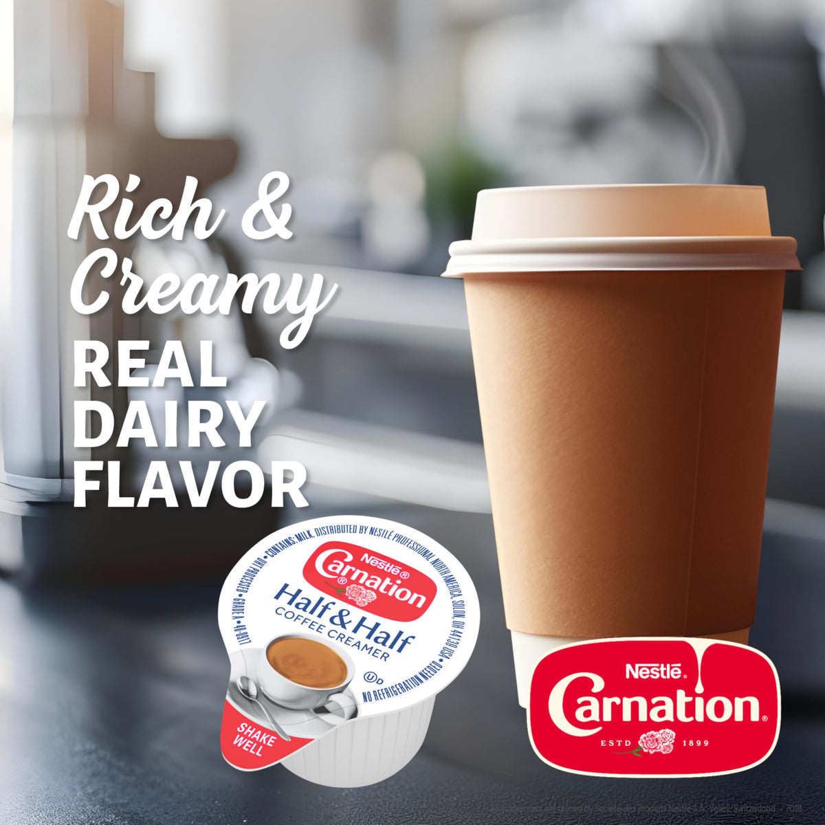 Coffee Mate Non Dairy Cream NES18894, 0.304 Fl Oz (Pack of 360) – view 2