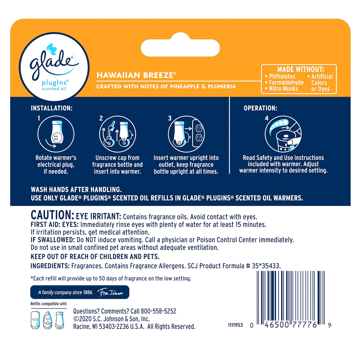 Glade Area Deodorizer 301982, 3.35 Fl Oz (5 Count) – view 2