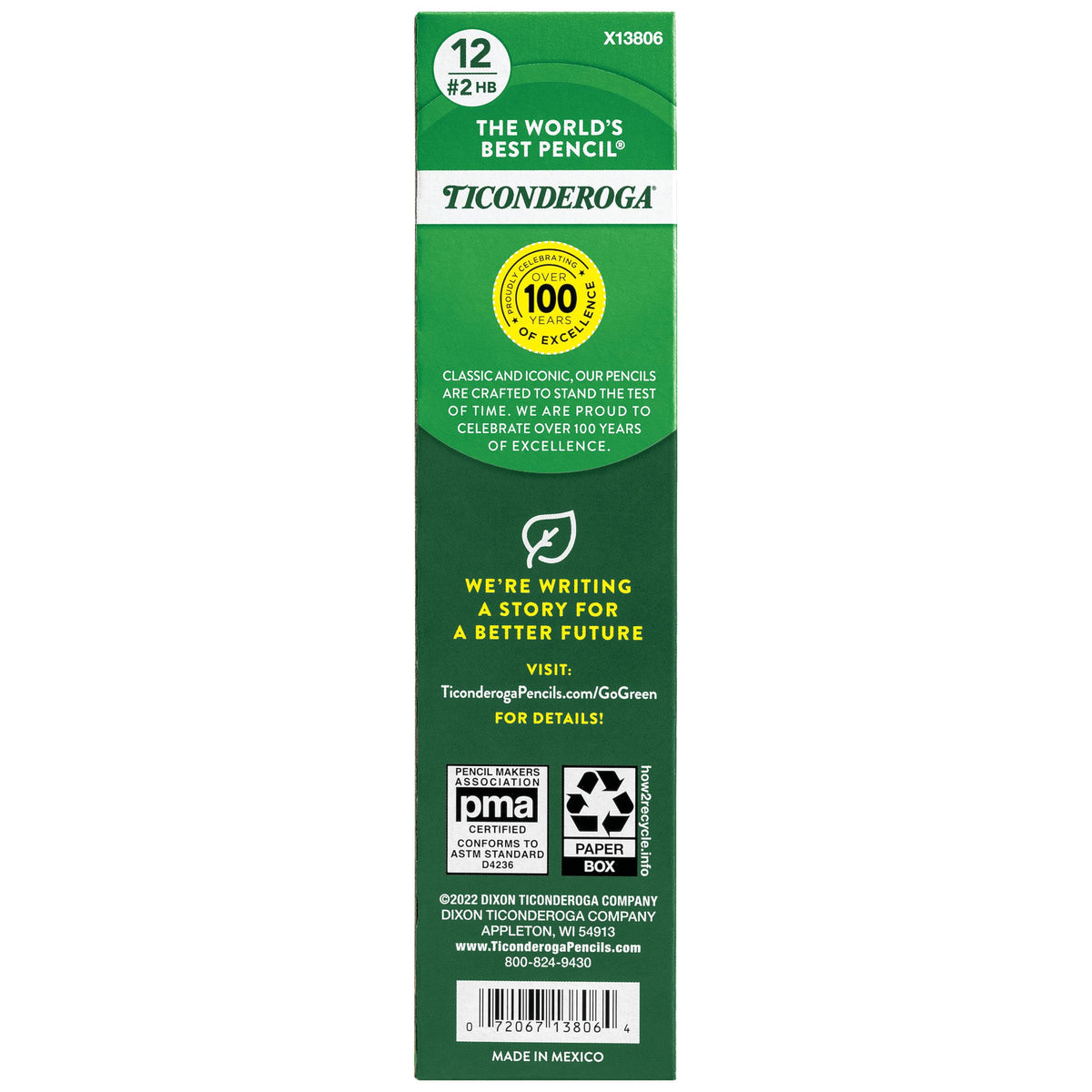 Ticonderoga Writing Instrument X13806, 12 Count – view 4