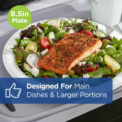 Georgia-Pacific Dishware Plate SXP9PATH, 8.5 in, 4 Count – view 3