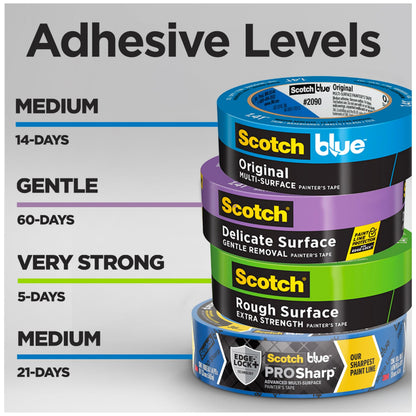 ScotchBlue Adhesive Tapes 2090-24EVP, 0.94" Width – view 6
