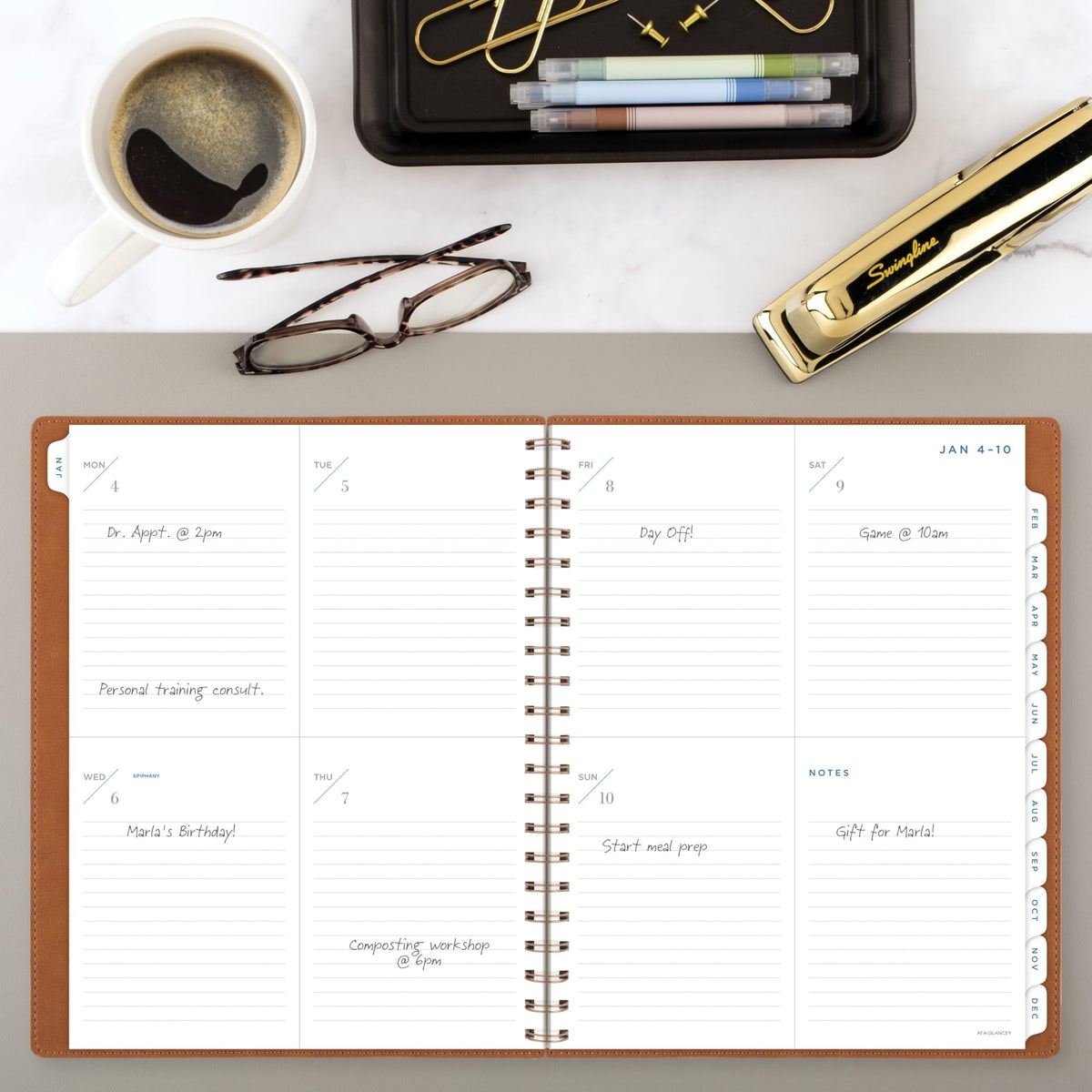 AT-A-GLANCE Planner YP90509, 8.5" x 11" – view 2