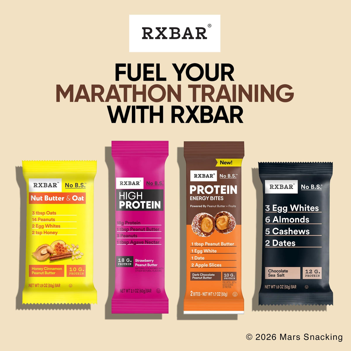 RXBAR Snack Food Bar RXF202, 12 Count – view 3
