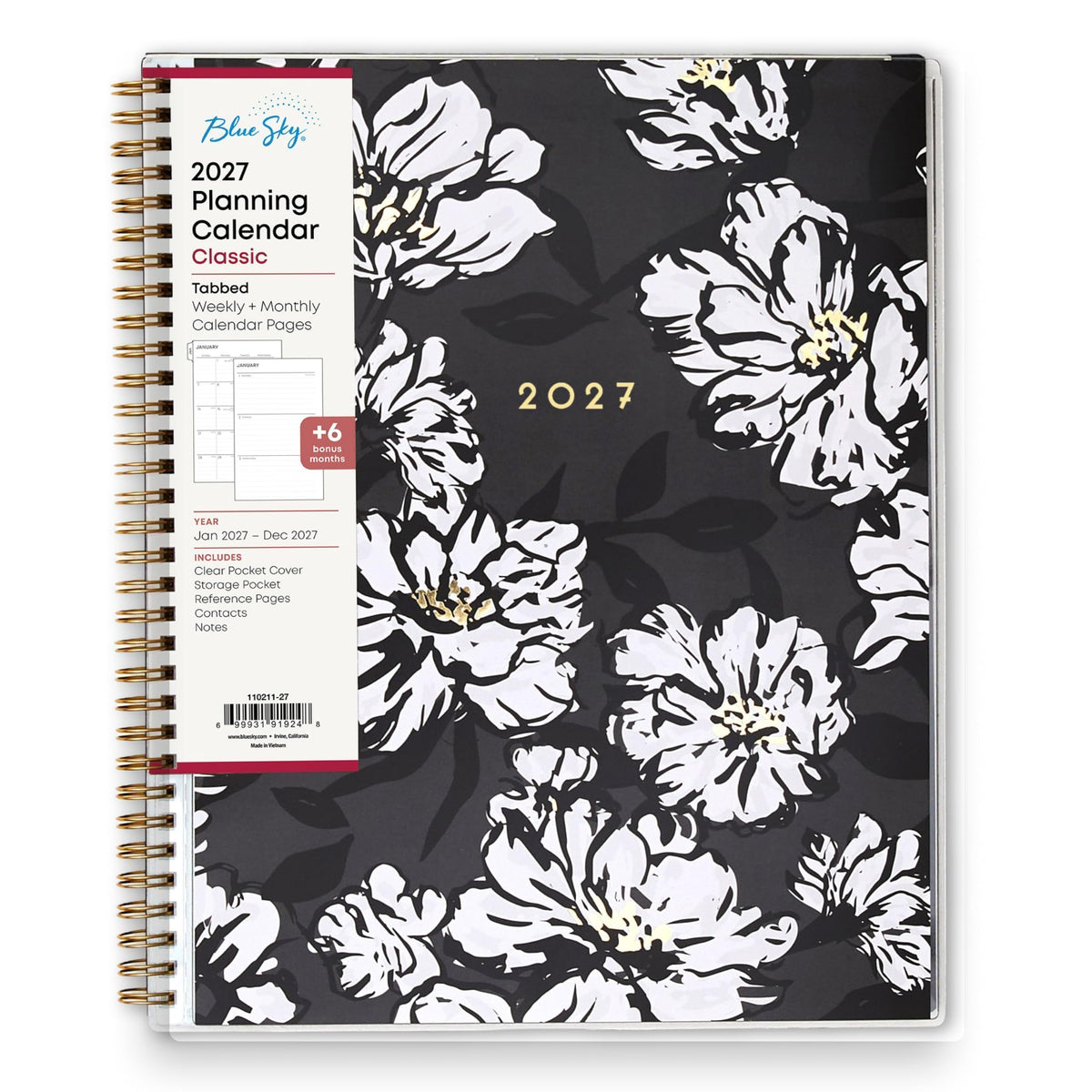 Blue Sky Planner 110211-27AMZ, 8.5" x 11"