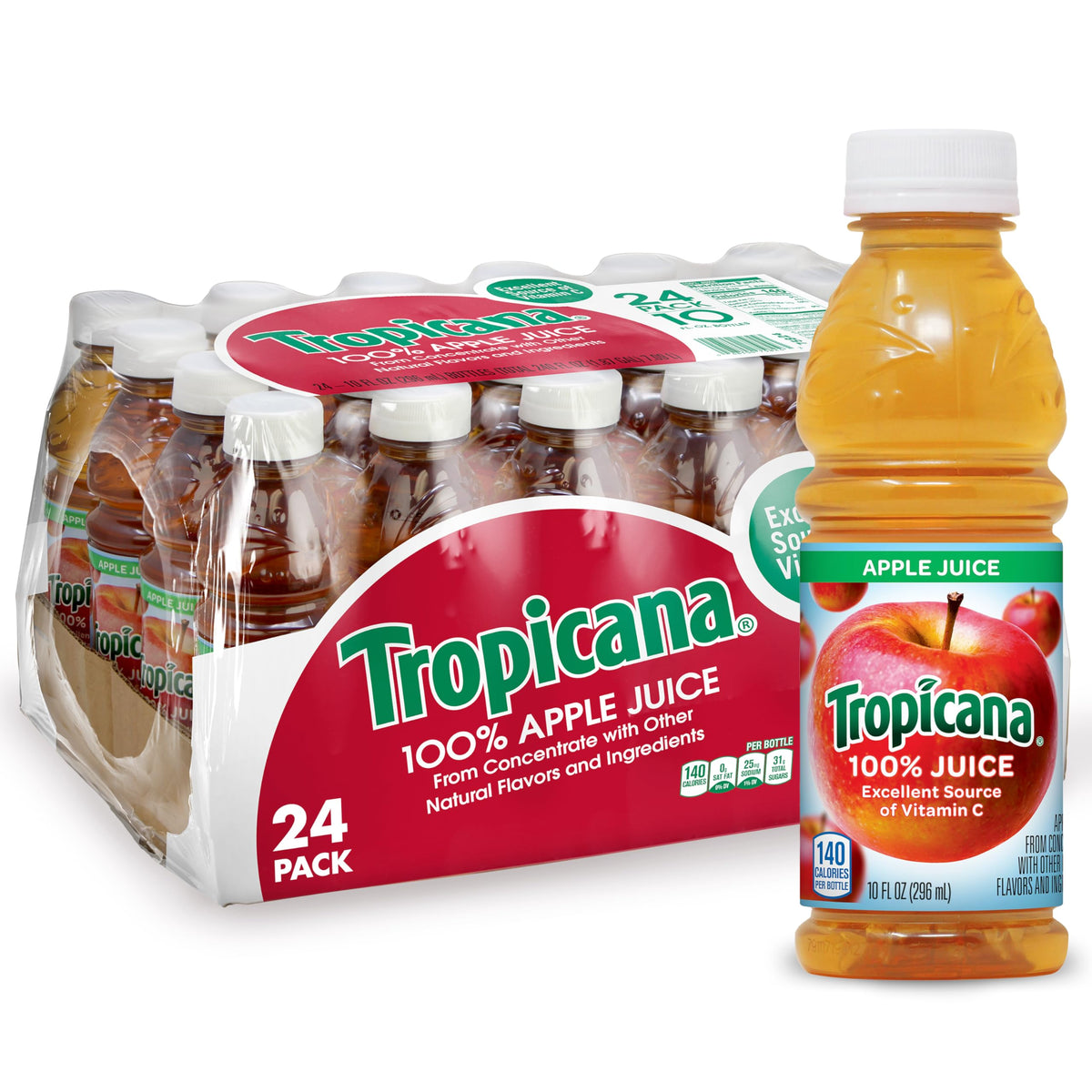 Tropicana Juice And Juice Drink QKR75717, 10 Fl Oz (Pack of 24)