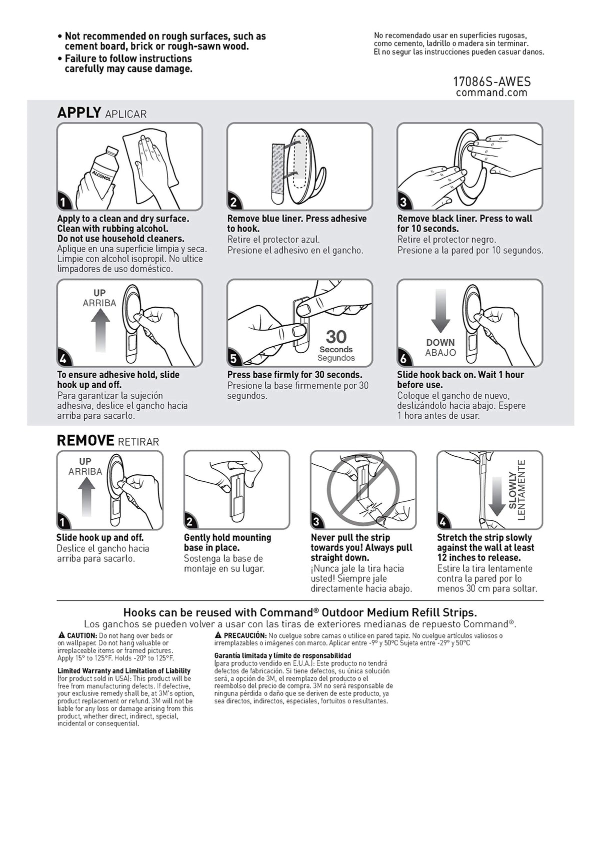 Command Storage Hook 17086S-AWESAZ, Medium, 2 Count – view 10
