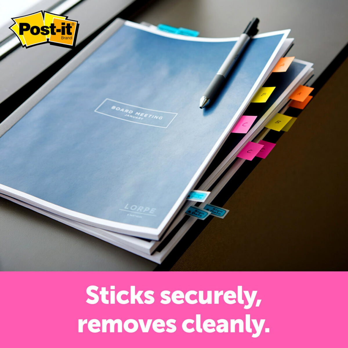 Post-it Self Stick Note 680-HVRD, 1.5" x 3.6", 200 Count – view 5