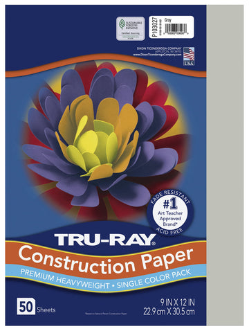 Tru-Ray Art Media Paper P103027, 9" x 12", 50 Count