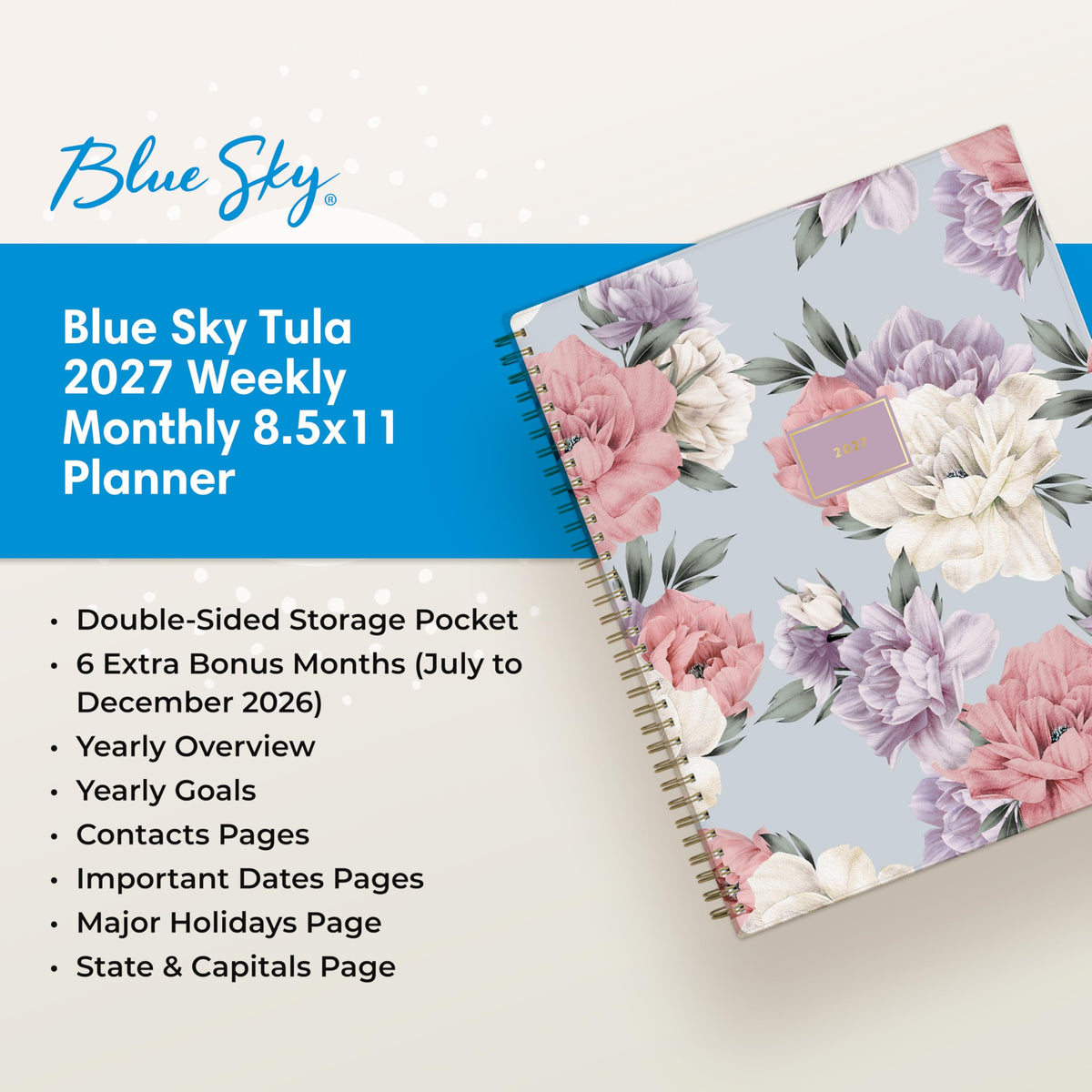 Blue Sky Planner 143971-27AMZ, 8.5" x 11" – view 9
