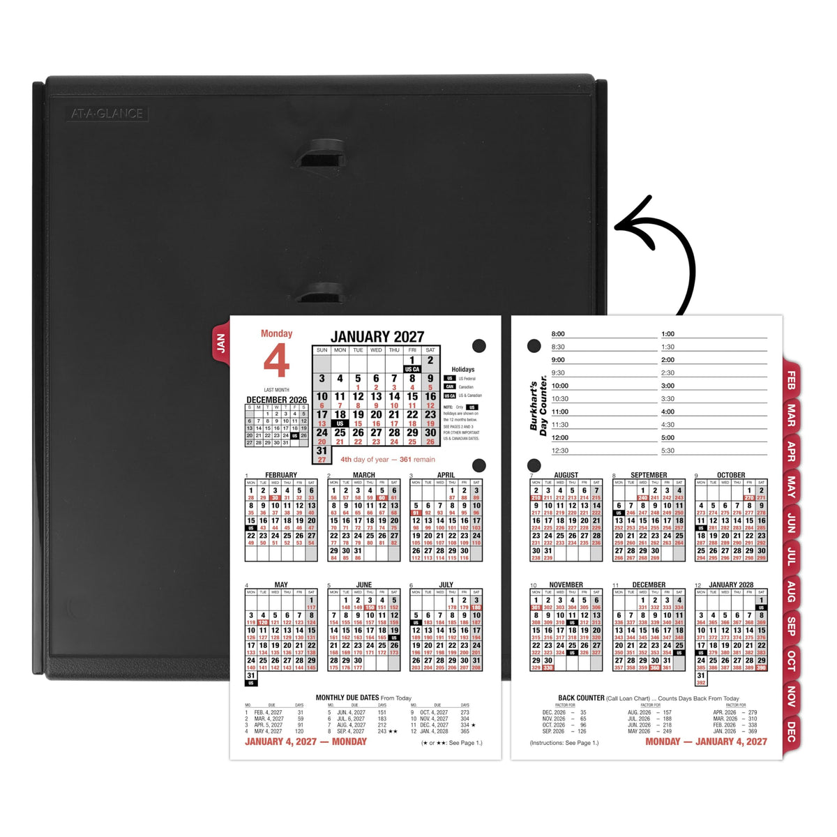 AT-A-GLANCE Calendar E71250, 4.5" x 7.5" – view 6