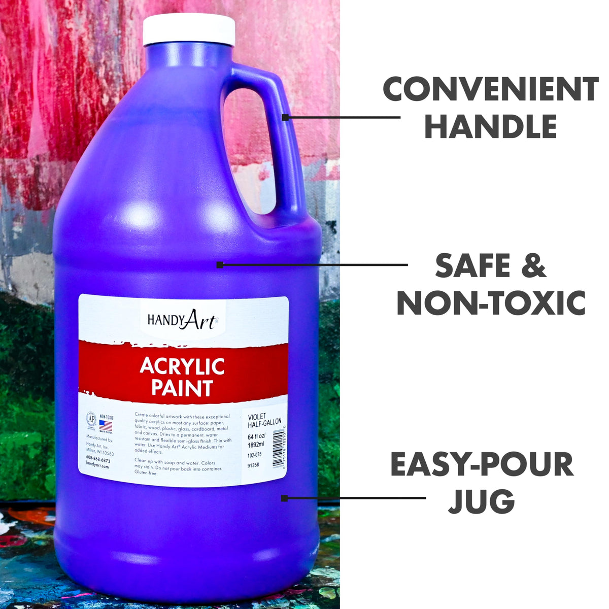 Handy Art Paint 102-075, 64 Fl Oz – view 2