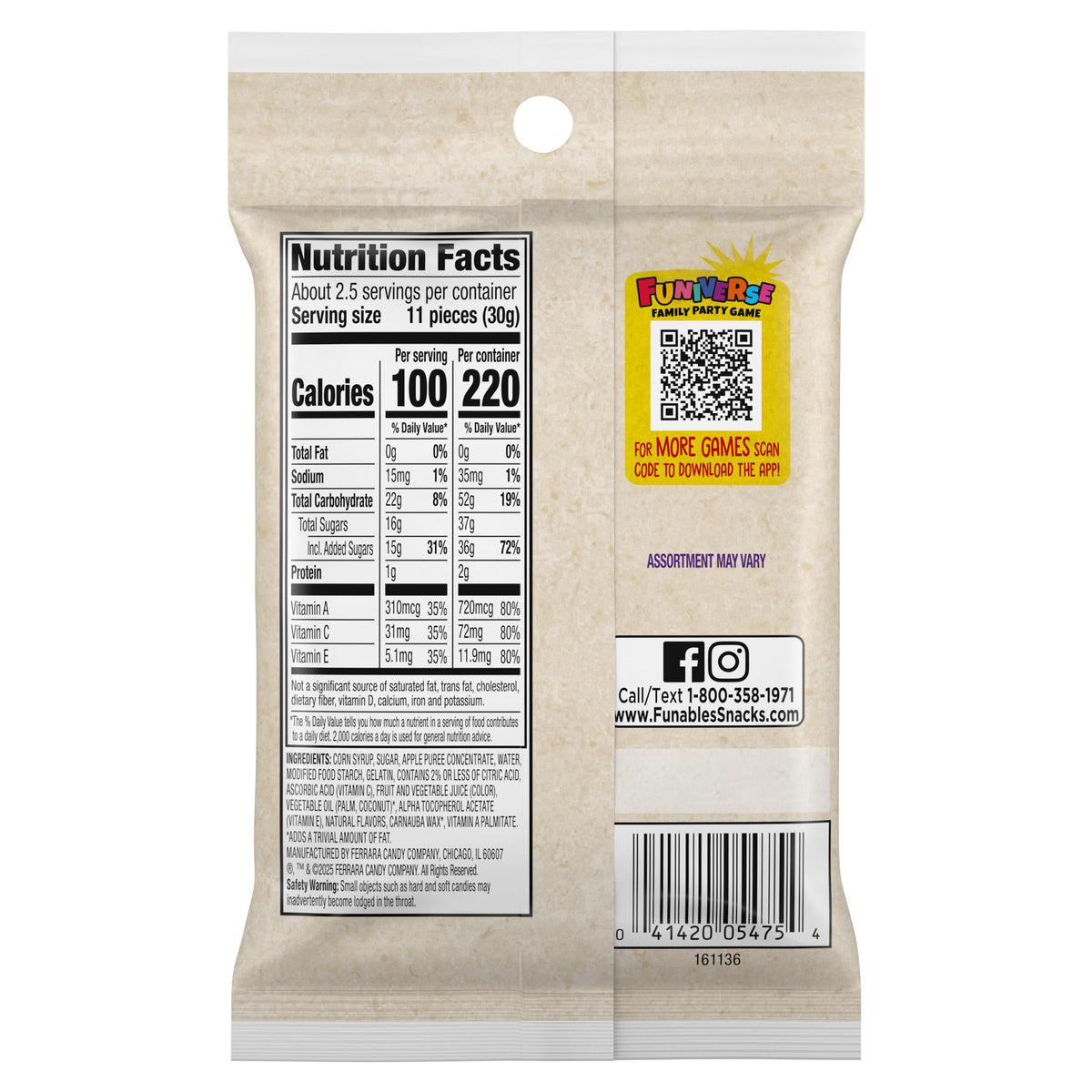 Funables Fruit Snack FER05475, 2.5 Ounce (Pack of 48) – view 2