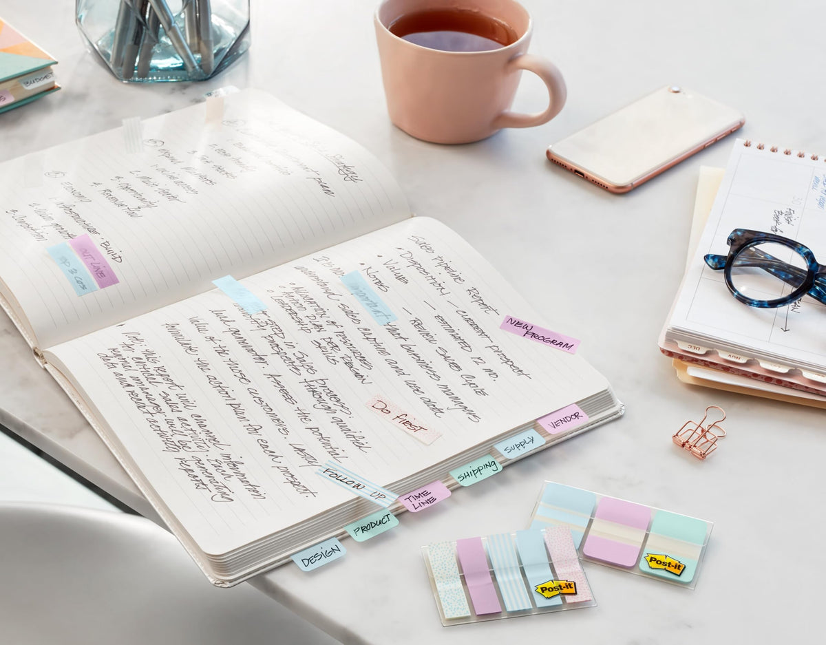 Post-it Self Stick Note 686-PLOY, 0.4" x 2.8", 24 Count – view 3