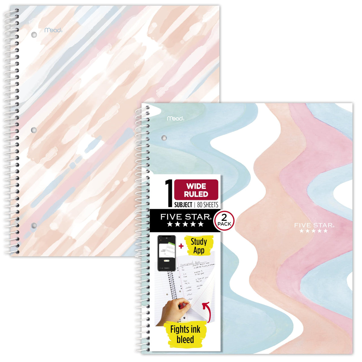 Five Star Blank Book 930060FA-RSP, Pack of 2