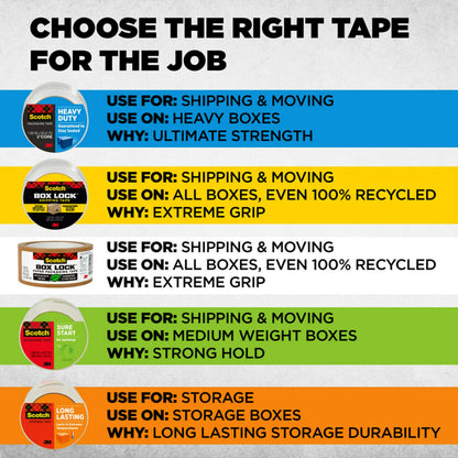Scotch Adhesive Tapes 195-6, 6 Rolls – view 6