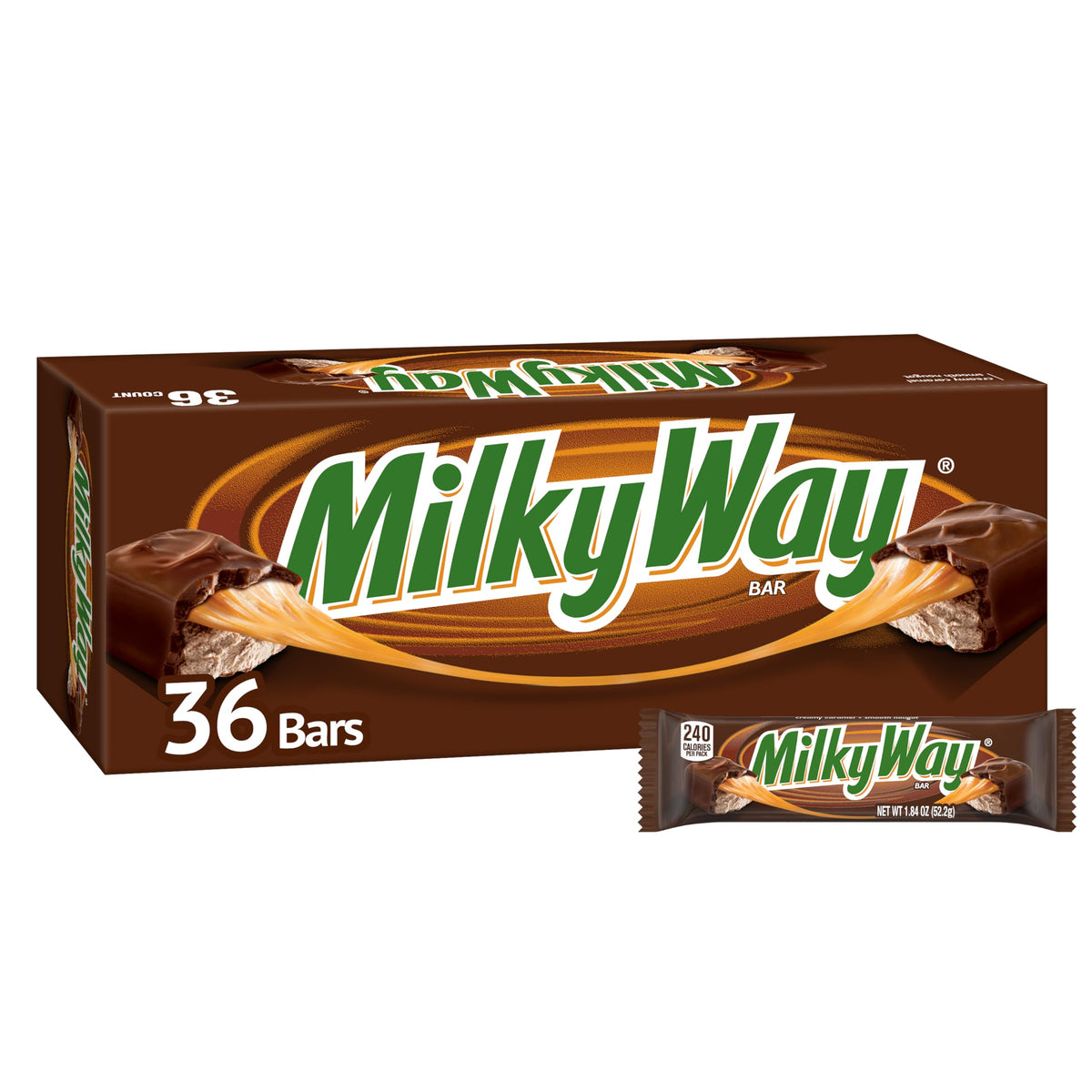Milky Way Chocolate Candy 40000422068, 1.84 Ounce (Pack of 36)
