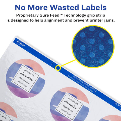 Avery Label 22830, 2.5", 90 Count – view 5