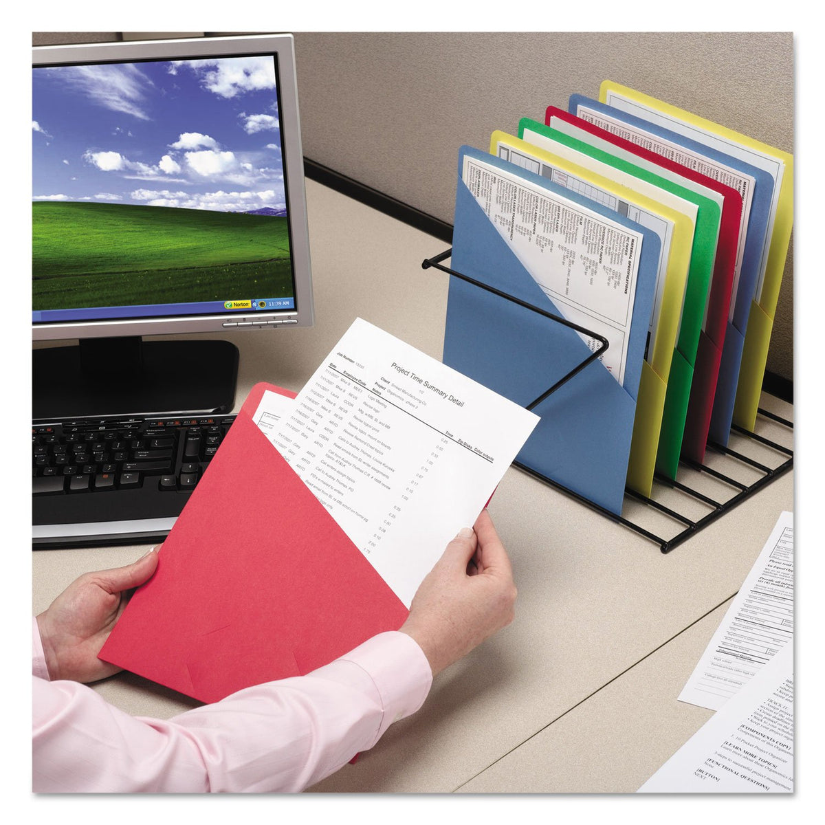 SMEAD File Folder 75425, 11.5 x 9.75 x 0.88 in, 25 Count – view 3