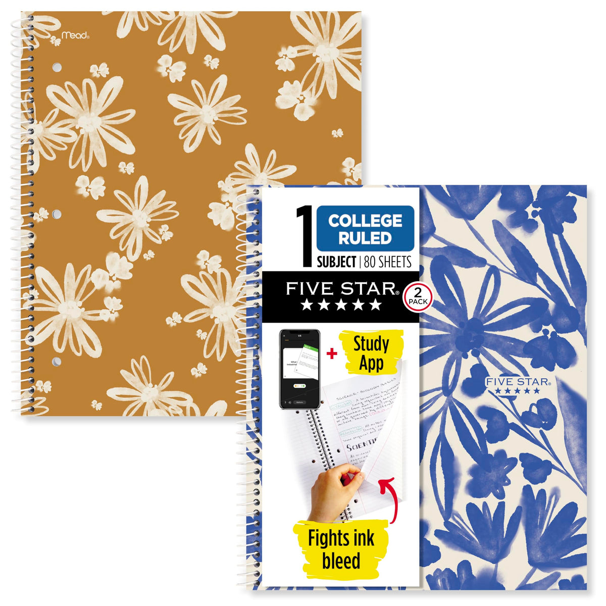 Five Star Blank Book 820331F-ECM, 2 Pack