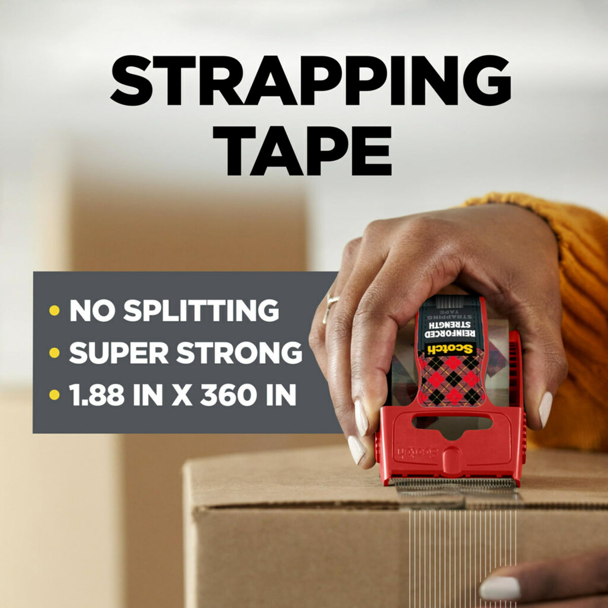 Scotch Adhesive Tapes 50-SR, 1 Count – view 2