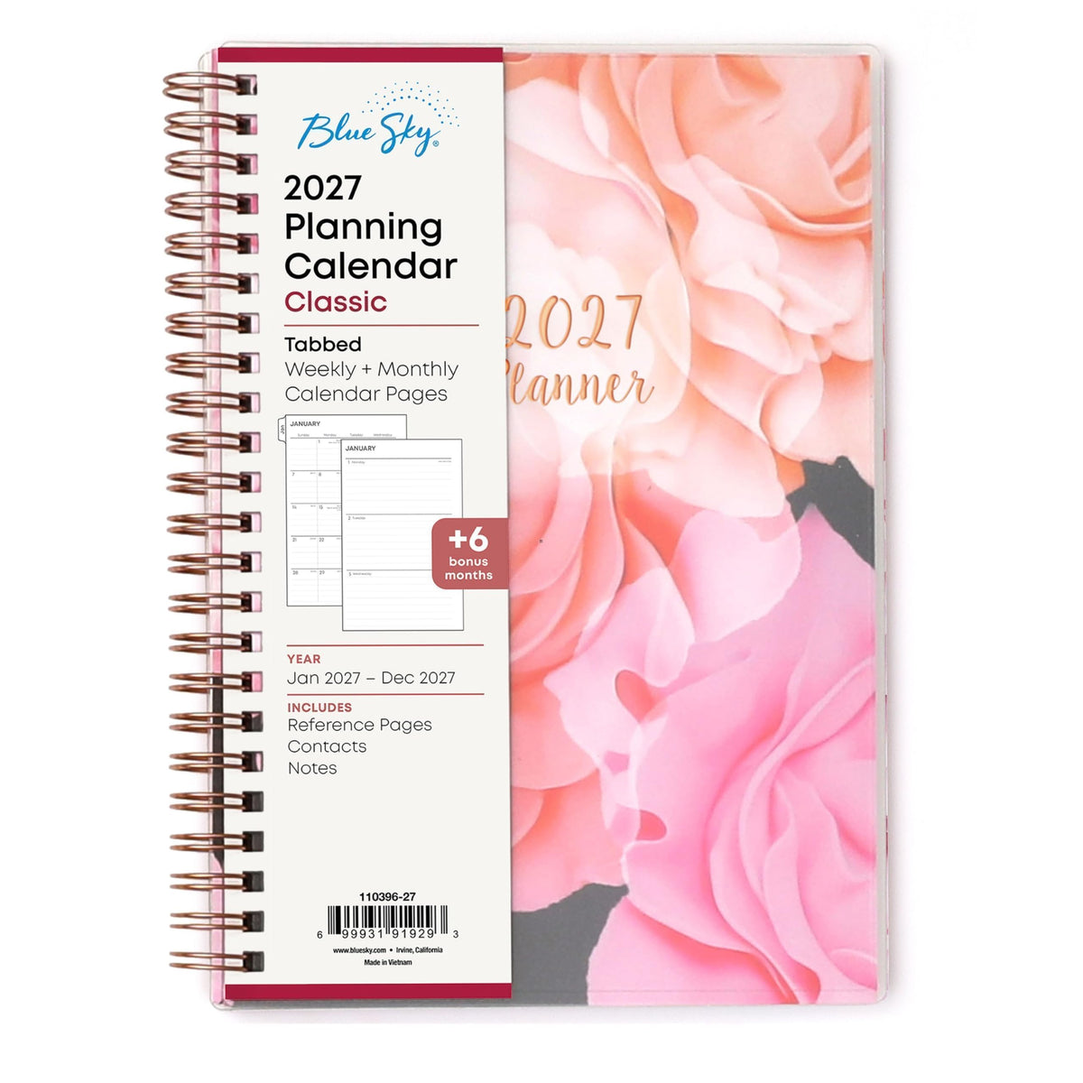 Blue Sky Planner 110396-27AMZ, 5" x 8"
