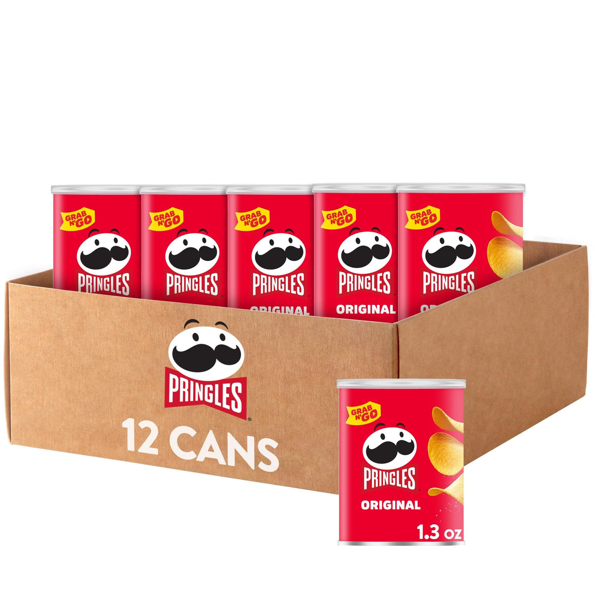 Pringles Snack Chip And Crisp 3800084557, 1.3 Ounce (Pack of 12)