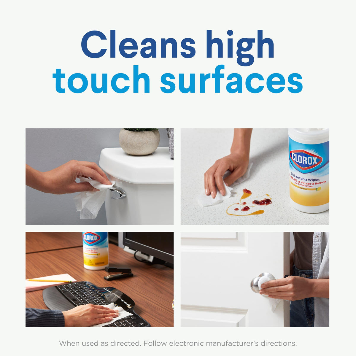 Clorox Surface Cleaning Wipe 30112, 35 Count (Pack of 15), 525 Count – view 6