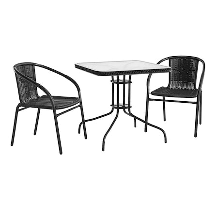 Flash Furniture Kitchen Furniture TLH-073SQ-037BK2-GG - product photo 1