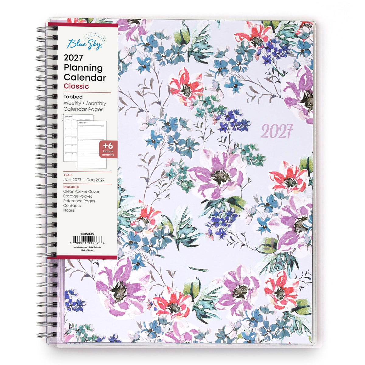 Blue Sky Planner 137273-27AMZ, 8.5" x 11"