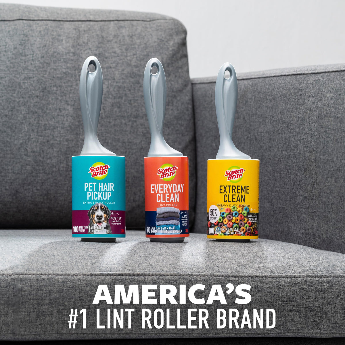 Scotch-Brite Lint Remover 836RS-70TP, 2 Rollers, 140 Sheets – view 7
