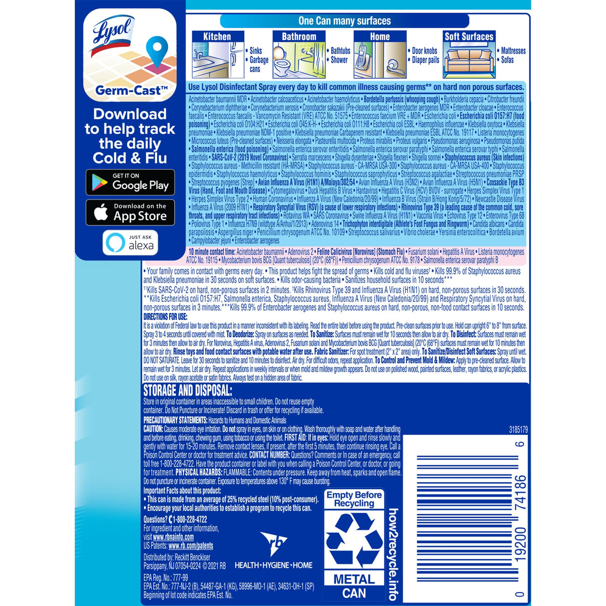 Lysol Cleaning Agent 19200741866, 12.5 Ounce (Pack of 12) – view 5