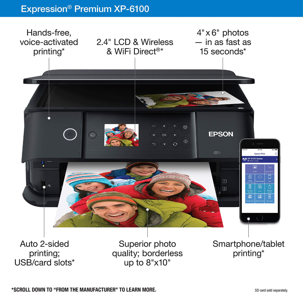 Epson Printer XP-6100, Medium – view 3