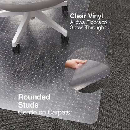 Staples Chair Mat 20233-CC, 46'' x 60'' – view 3