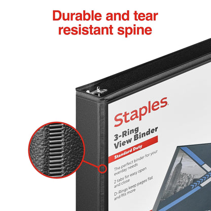 STAPLES Binder Divider 55395/26-4PK-VB, 1-Inch, 4 Count – view 4