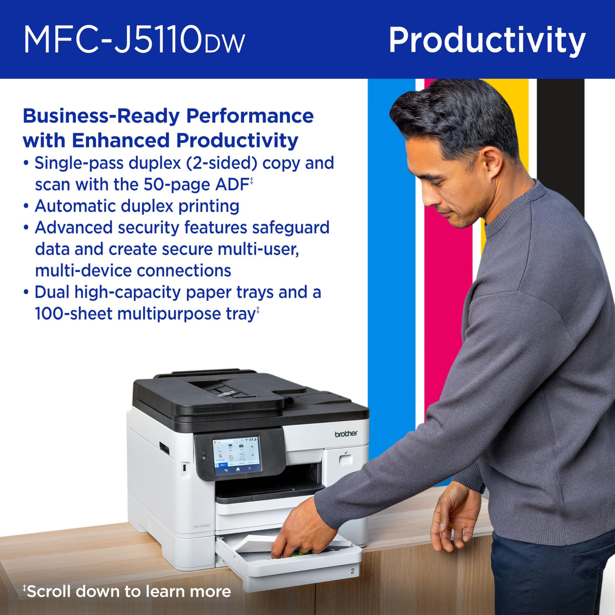 Brother Printer MFCJ5110DW, Standard – view 5