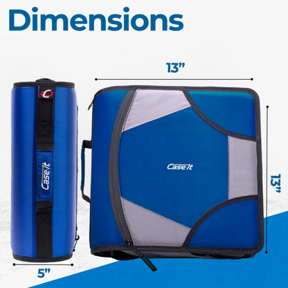 Case it Storage Binder D-186-MBLU – view 5