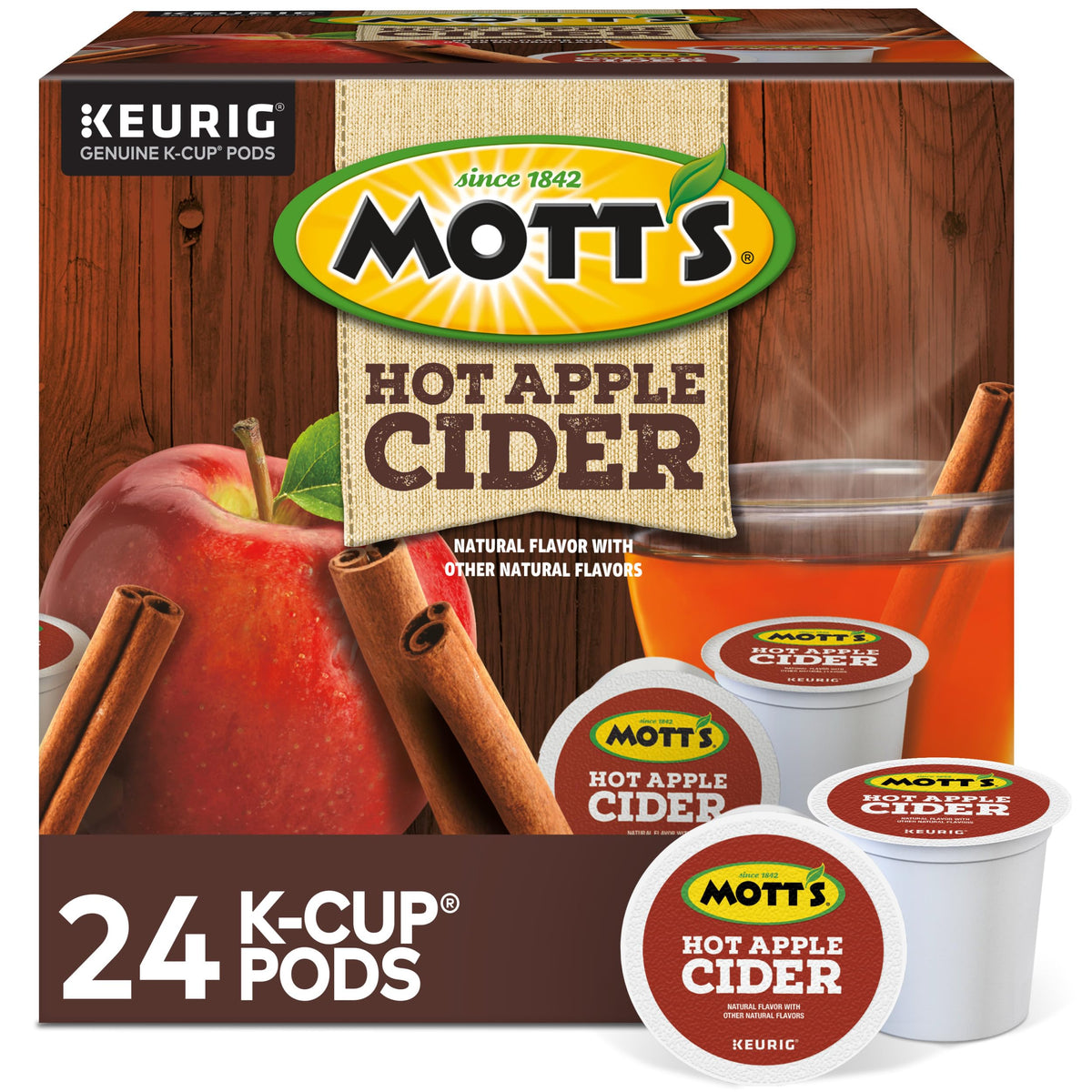 Mott's Drink Flavored 5000350498, 1 Count (Pack of 24)