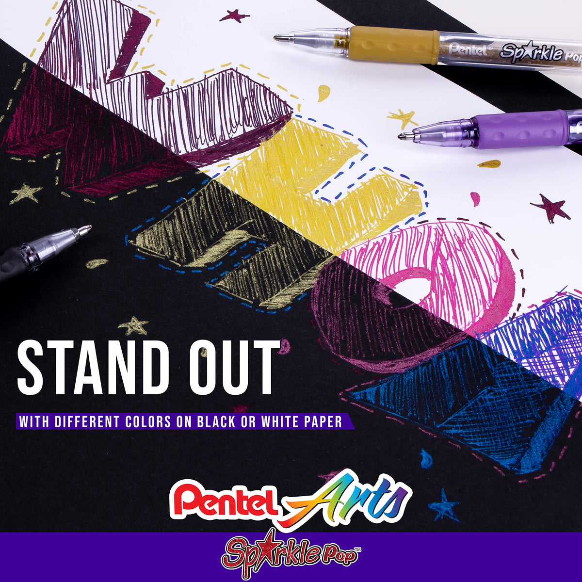 Pentel Writing Instrument K91PABP8M, 8 Count – view 2