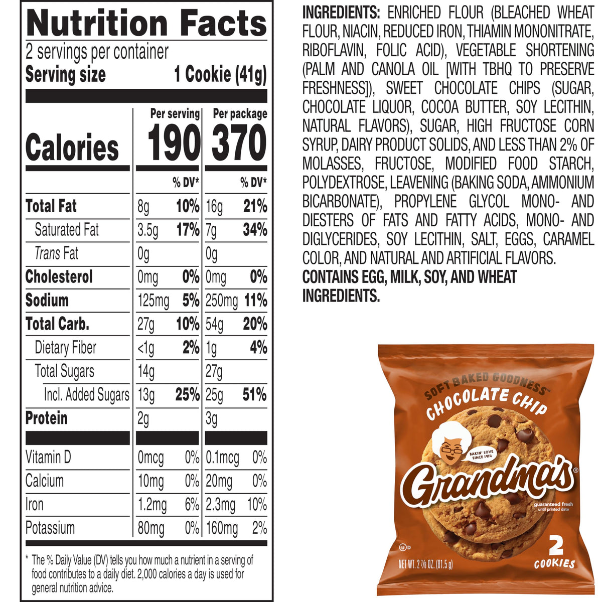 Grandma's Cookie 45092, 150 Ounce – view 3