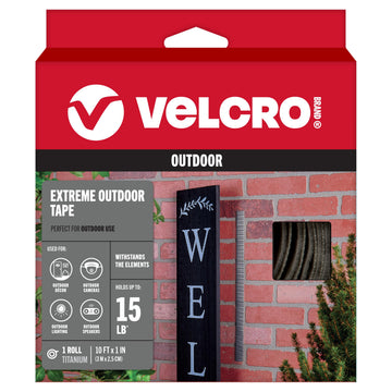 VELCRO Brand Hook Loop Fastener 91365, 10Ft x 1 In
