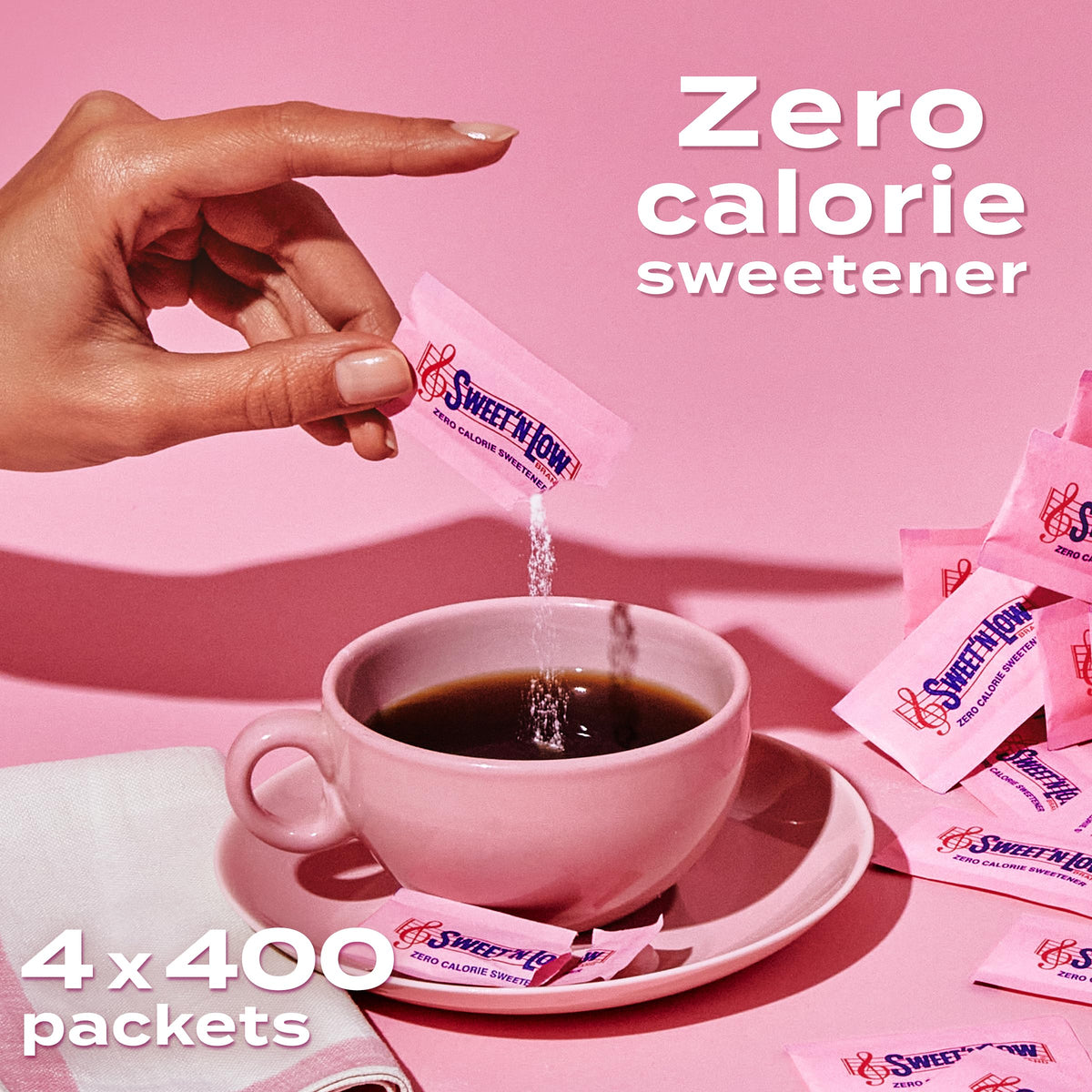Sweet'N Low Sugar Substitute 50150, 400 Count (Pack of 4), 1600 Count – view 3