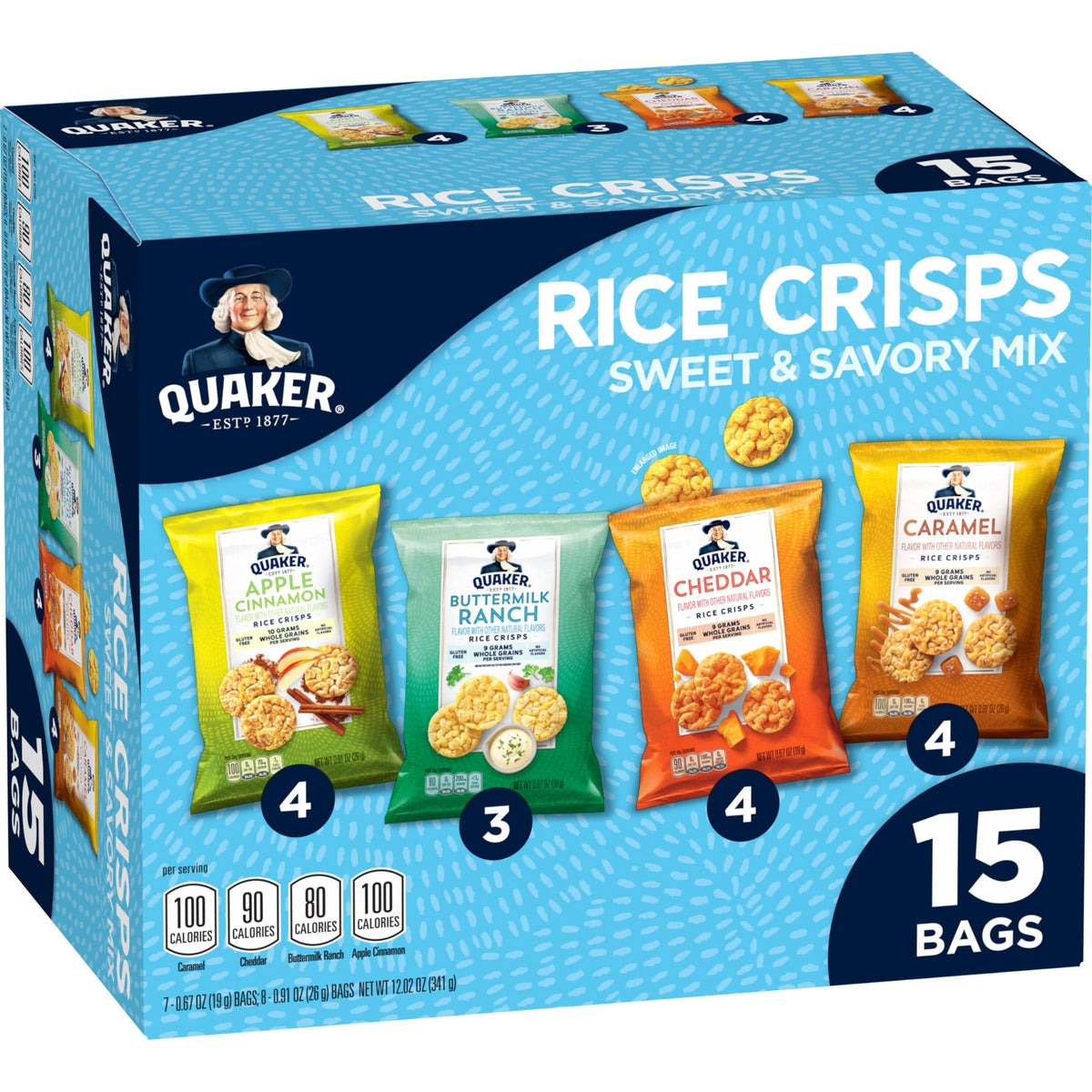 Quaker Snack Mix, 1 Ounce (Pack of 15)