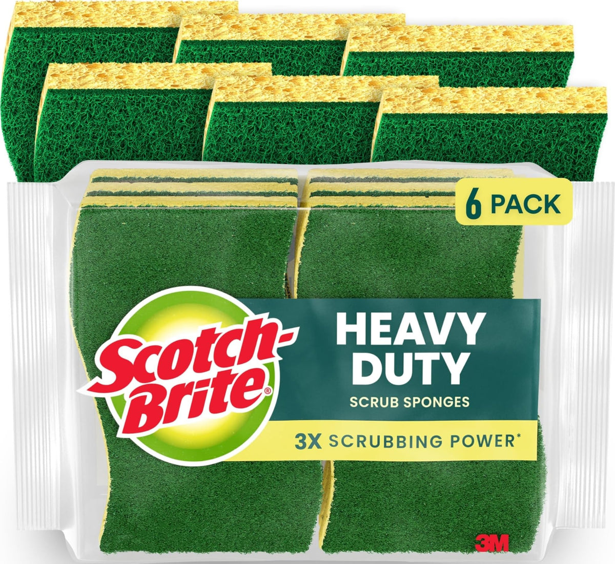 Scotch-Brite Utility Sponge 426, 6 Count