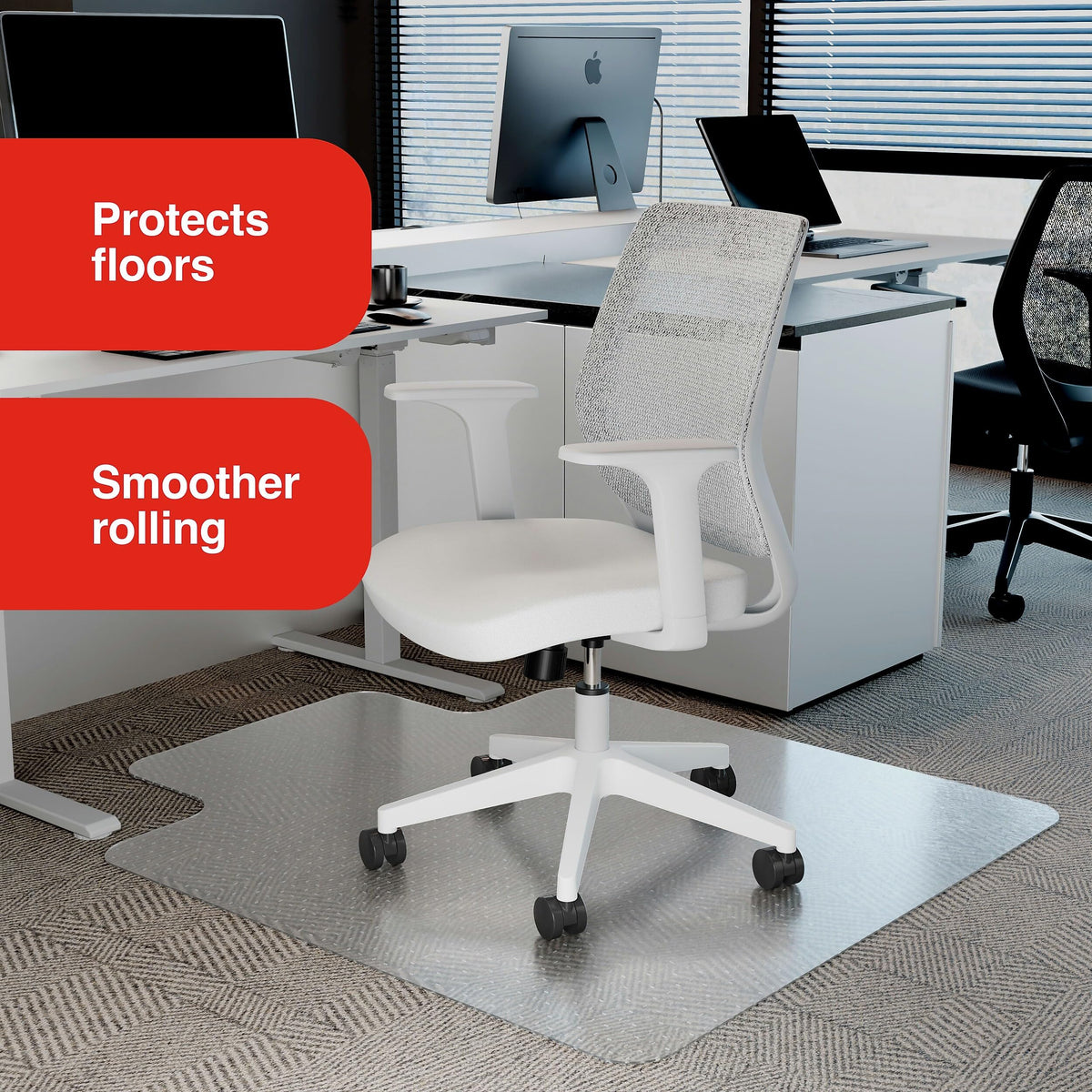 Staples Chair Mat 20239-CC, 45" x 53" – view 2