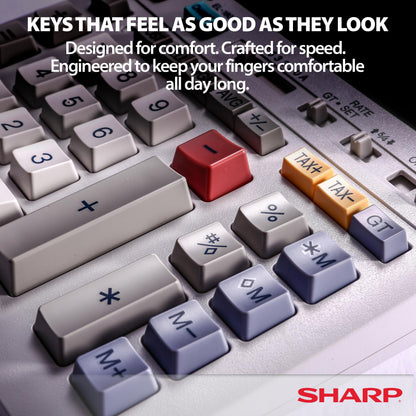 Sharp Calculator EL-1801V, 7.6 x 10.1 x 2.5 in – view 7