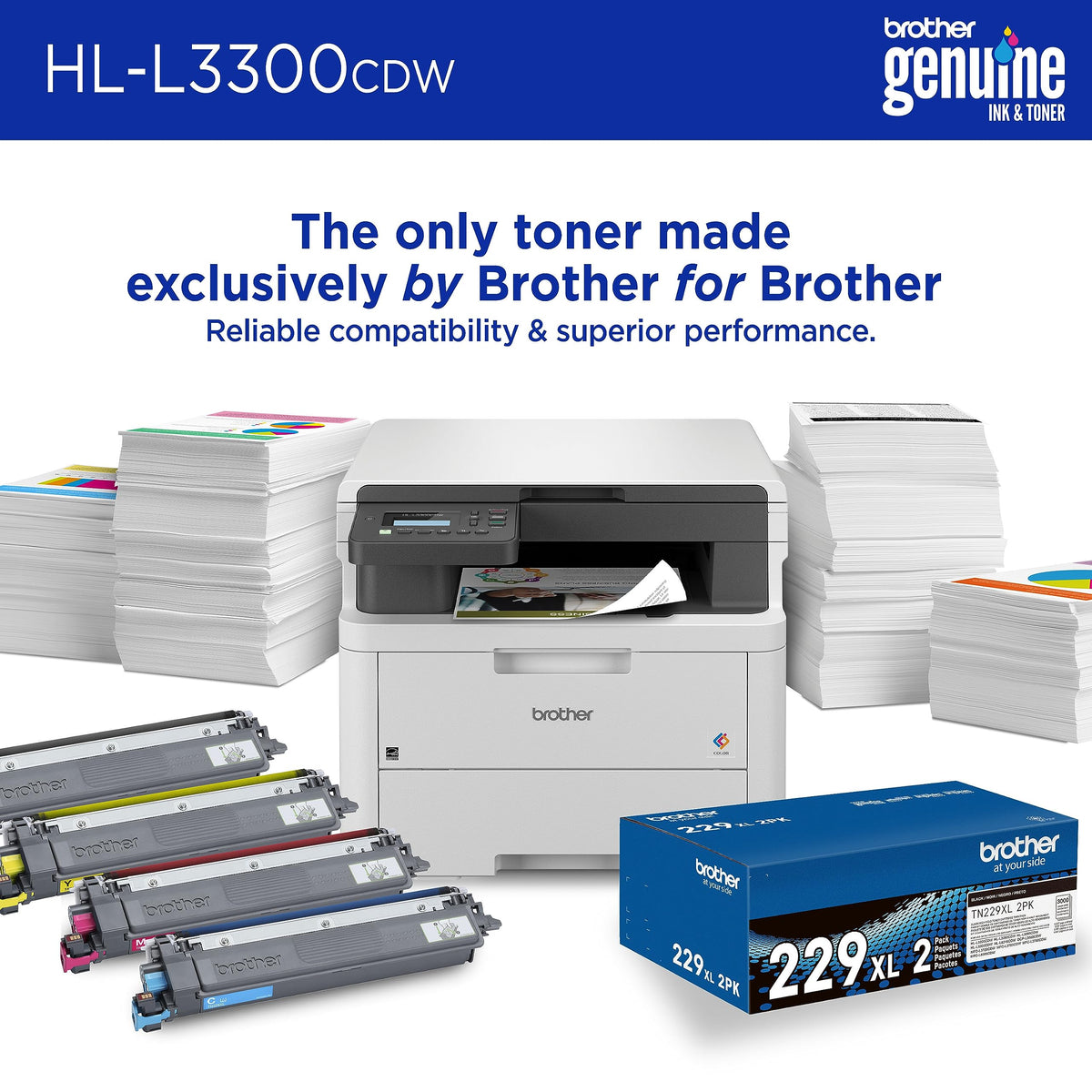Brother Printer HLL3300CDW, Standard – view 4