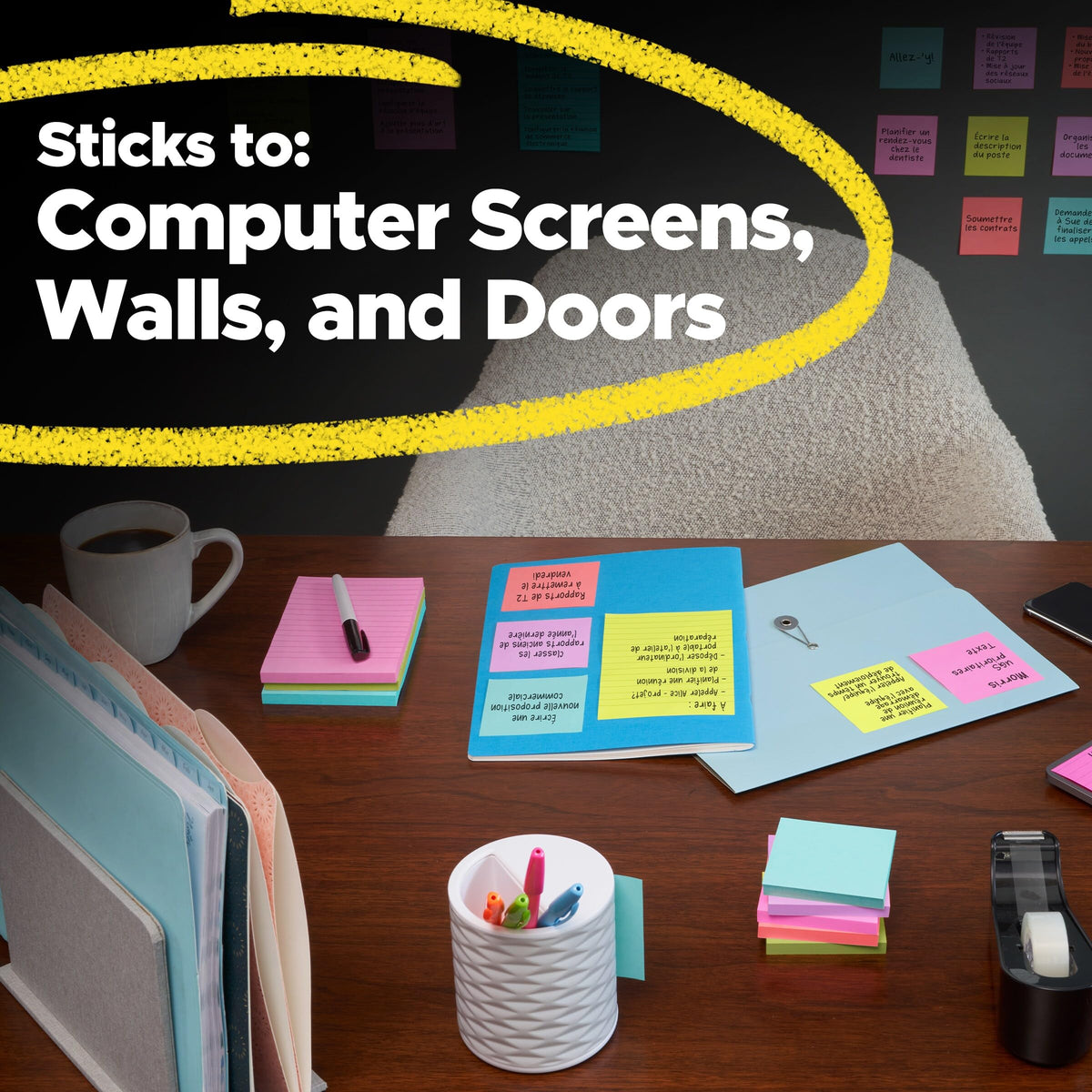 Post-it Self Stick Note 660-SSGRID, 6" x 4" – view 10