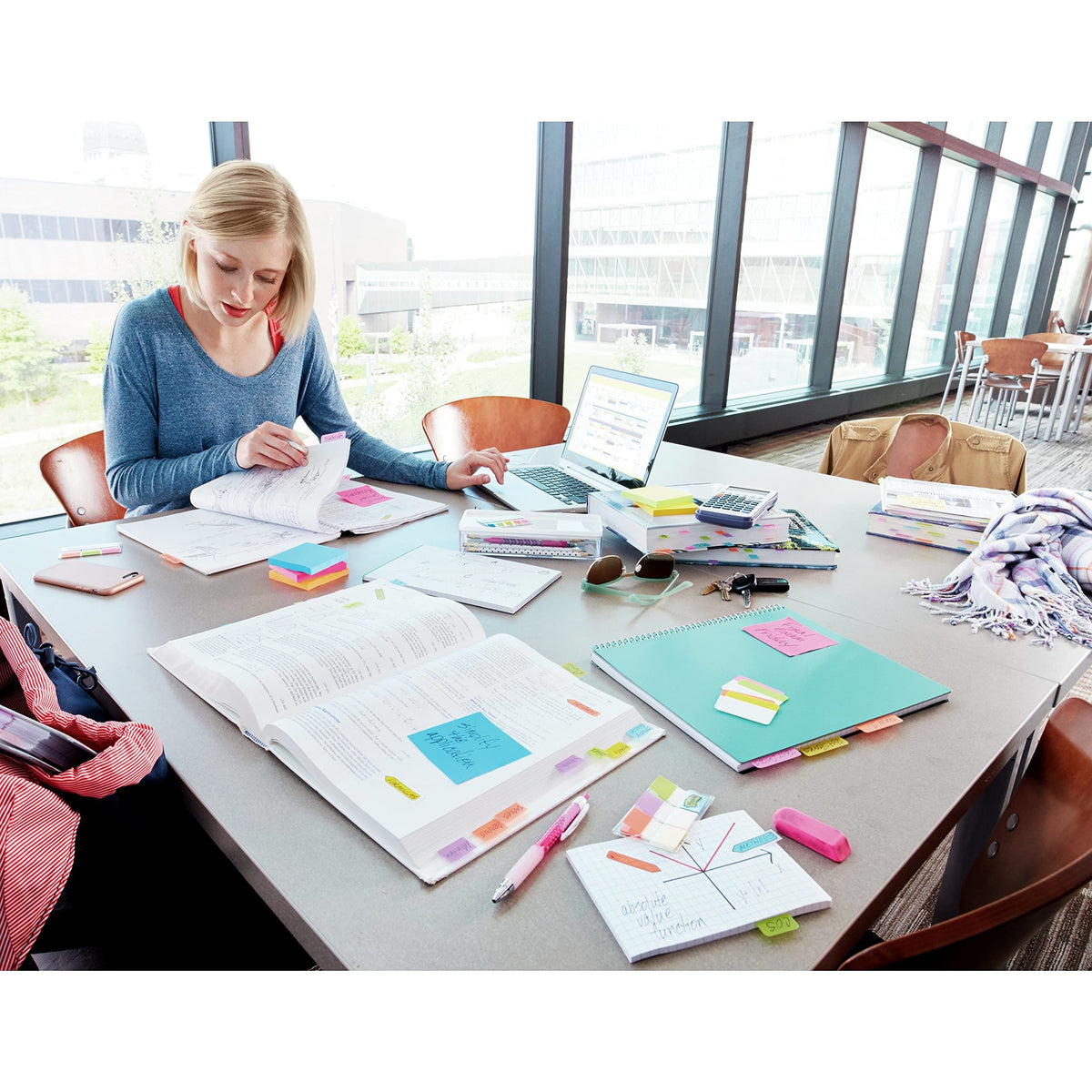 Post-it Self Stick Note 671-4AU, 4.7" x 0.3" – view 11